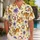 Playful Orange Tiger and Island Icons for Sunny Summer Getaways and Beach Holidays Hawaiian Shirt - 1