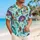 Teal And Purple Royal Couple Style For Island Getaways And Theme Park Days Hawaiian Shirt - 6