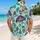 Teal And Purple Royal Couple Style For Island Getaways And Theme Park Days Hawaiian Shirt - 2
