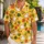 Cute Rag Ghosts and Spooky Summer Icons for Halloween Beach Days and Island Fun Hawaiian Shirt - 1