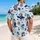 Nautical Mouse Sailor Motifs for Sunny Cruise Getaways and Relaxed Summer Vacations Hawaiian Shirt - 2