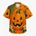 Smiling Jack-O’-Lantern Halloween Look for Autumn Park Adventures and Pumpkin Season Hawaiian Shirt - 7