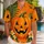 Smiling Jack-O’-Lantern Halloween Look for Autumn Park Adventures and Pumpkin Season Hawaiian Shirt - 1