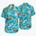 Cartoon Sea Friends and Island Flowers for Sunny Beach Getaways and Summer Vacations Hawaiian Shirt - 5