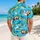 Cartoon Sea Friends and Island Flowers for Sunny Beach Getaways and Summer Vacations Hawaiian Shirt - 2