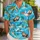 Cartoon Sea Friends and Island Flowers for Sunny Beach Getaways and Summer Vacations Hawaiian Shirt - 1