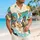 Cheerful Island Animal Friends for Beach Vacations and Family Summer Getaways with Dad Hawaiian Shirt - 6