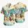 Cheerful Island Animal Friends for Beach Vacations and Family Summer Getaways with Dad Hawaiian Shirt - 5