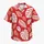 Red Tropical Leaf Motifs for Sunny Island Getaways and Relaxed Summer Celebrations Hawaiian Shirt - 7