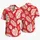 Red Tropical Leaf Motifs for Sunny Island Getaways and Relaxed Summer Celebrations Hawaiian Shirt - 5