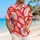 Red Tropical Leaf Motifs for Sunny Island Getaways and Relaxed Summer Celebrations Hawaiian Shirt - 6