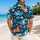 Orange Kittens And Blue Crocodiles For Playful Island Getaways And Summer Beach Days Hawaiian Shirt - 2