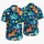 Orange Kittens And Blue Crocodiles For Playful Island Getaways And Summer Beach Days Hawaiian Shirt - 5