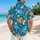 Playful Tropical Fish And Blue Turtle Ocean Escape For Sunny Summer Beach Days Hawaiian Shirt - 2