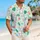 Playful White Bunny and Tropical Icons for Sunny Beach Days and Island Getaways Hawaiian Shirt - 6