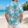 Cute Kawaii Bunny Tropical Holiday Style for Playful Summer Vacation Lovers Hawaiian Shirt - 2