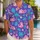 Sleepy Pink Lagoon Creatures for Retro Summer Beach Days and Island Getaways Together Hawaiian Shirt - 1