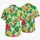 Cheerful Orange Songbird and Hibiscus Blooms for Sunny Island Getaways and Vacations Hawaiian Shirt - 5
