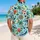 Nautical Cruise Icons and Tropical Flowers for Sunny Island Getaways and Beach Holidays Hawaiian Shirt - 2