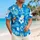 Blue Island Animal and Tropical Flower Hawaiian Style for Sunny Beach Getaways Hawaiian Shirt - 6