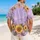 Purple Sunflower Fairytale Outfit for Halloween Parties and Whimsical Resort Getaways Hawaiian Shirt - 2