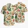 Cute Baby Monkey and Tropical Flowers for Sunny Island Getaways and Family Vacations Hawaiian Shirt - 5