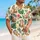 Cute Baby Monkey and Tropical Flowers for Sunny Island Getaways and Family Vacations Hawaiian Shirt - 6