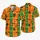 Orange Bat Plaid for Halloween Park Celebrations and Festive Autumn Vacation Getaways Hawaiian Shirt - 5