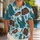 Teal Adventurer Vest and Leather Belt for Halloween Cosplay and Theme Park Outings Hawaiian Shirt - 1