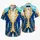 Royal Blue Prince Coat Look for Storybook Cruises and Halloween Cosplay Hawaiian Shirt - 5