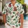 Festive Cartoon Animal Friends Celebrating Christmas by the Sea for Holiday Getaways Hawaiian Shirt - 1
