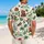 Festive Cartoon Animal Friends Celebrating Christmas by the Sea for Holiday Getaways Hawaiian Shirt - 2