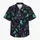 Spooky Mansion Ghosts and Tropical Botanicals for Halloween Beach Getaways and Parties Hawaiian Shirt - 7