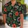 Fanged Sea Monsters and Tropical Blooms for Spooky Beach Getaways and Halloween Escapes Hawaiian Shirt - 1