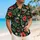 Fanged Sea Monsters and Tropical Blooms for Spooky Beach Getaways and Halloween Escapes Hawaiian Shirt - 6