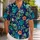 Vibrant Zombie Faces and Grasping Hands for Halloween Beach Parties and Horror Fans Hawaiian Shirt - 1