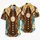 Golden Pocket Watch and Tailored Waistcoat Style for Cruise Vacations and Halloween Hawaiian Shirt - 5
