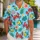 Red Crabs and Reef Fish for Playful Undersea Vacation Adventures by the Shoreline Hawaiian Shirt - 1