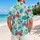 Red Crabs and Reef Fish for Playful Undersea Vacation Adventures by the Shoreline Hawaiian Shirt - 2