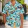 Cartoon Sea Captain Animals for Tropical Family Getaways and Sunny Coastal Holidays Hawaiian Shirt - 1