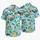 Cartoon Sea Captain Animals for Tropical Family Getaways and Sunny Coastal Holidays Hawaiian Shirt - 5
