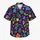 Cute Blue Bulb Plants and Tropical Botanicals for Playful Summer Beach Days Hawaiian Shirt - 7