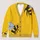 Golden Bumble Bees for Casual Commuting and Everyday Layering, Women’s Gift Idea All-over Print Knitted Cardigan - 1