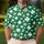 Shamrock Four Leaf Clover St. Patrick's Day Golf Style For Lucky Irish Celebrations Men's Polo Shirt - 4