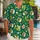 Leaf-Tailed Forest Foxes and Flower Hedgehogs for Whimsical Summer Island Escapes Hawaiian Shirt - 1