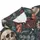 Dark Floral Skull Garden for Gothic Festivals, Outdoor Style, and Alternative Women Men's Polo Shirt - 6