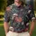 Dark Floral Skull Garden for Gothic Festivals, Outdoor Style, and Alternative Women Men's Polo Shirt - 4