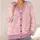 Pastel Pink Floral Confetti for Soft Spring Layering and Everyday Women's Casual Style All-over Print Knitted Cardigan - 4