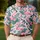 Pink Flamingo Tropical Rifle Jungle Theme for Beach Trips and Resort Weekends Men's Men's Polo Shirt - 4