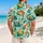 Nocturnal Fox Spirits and Tropical Blooms for Relaxed Summer Island and Beach Days Hawaiian Shirt - 2